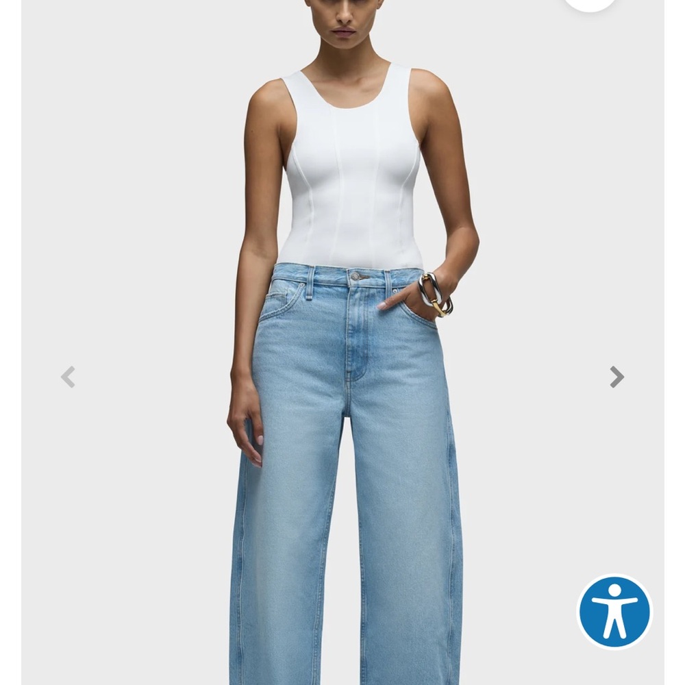 Hudson Bailey Relaxed Barrel Jean